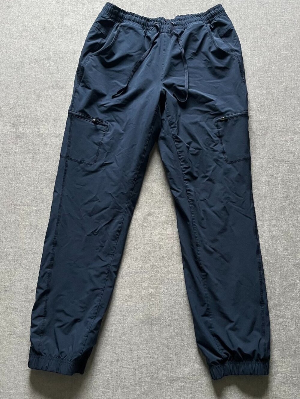 Eddie Bauer Fleece Lined Pants Women 6 Blue Hiking Softshell Outdoor Snow Ski